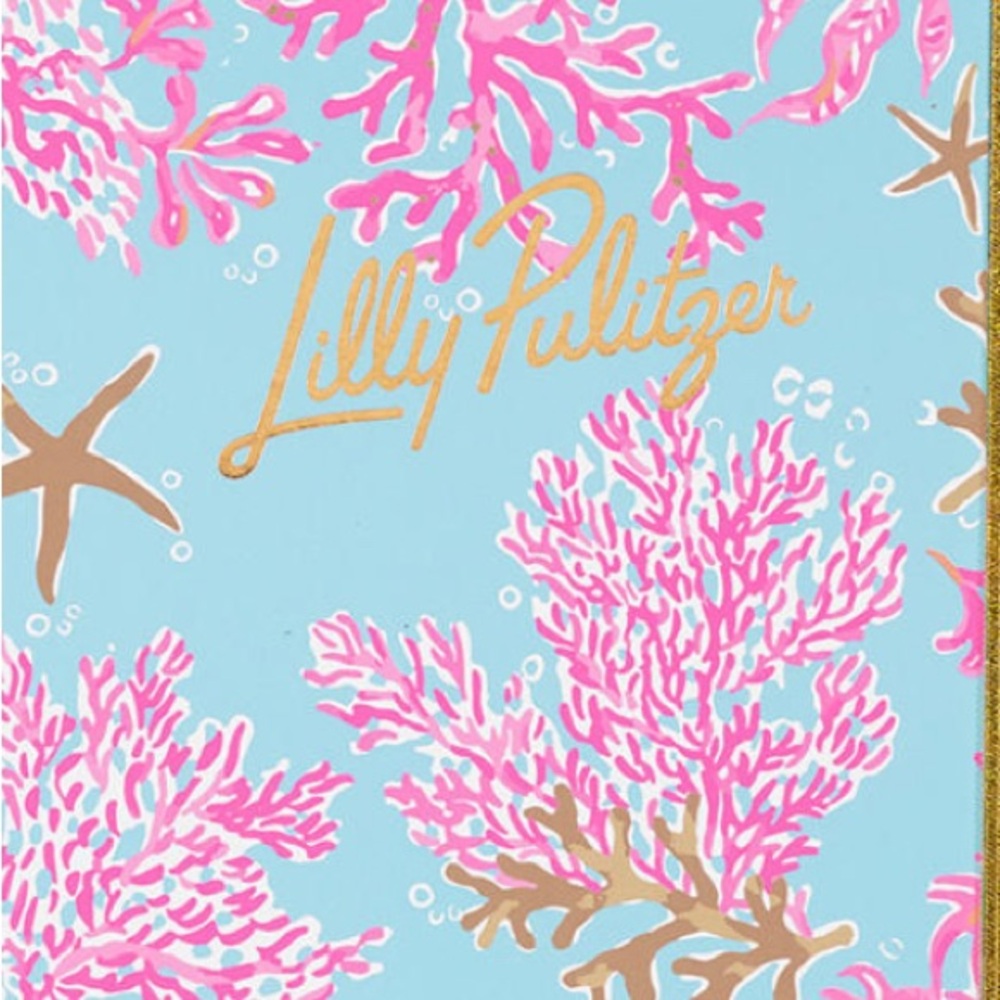 Lilly Pulitzer Pink Coral and Starfish Notebook